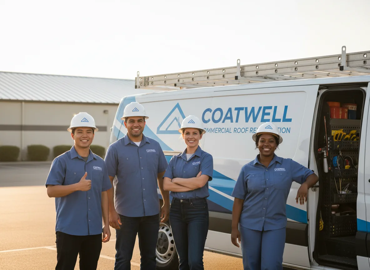 Commercial roof coating company in Weir, KS